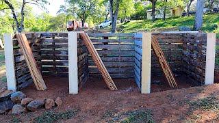 PALLET COMPOST BINS | Building Our Homestead