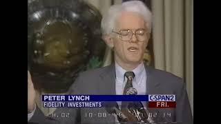 Peter Lynch 1994: "Some event will come out of left field & market will go down or market will go up