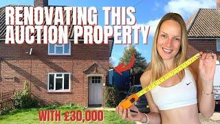 Building a bathroom in this unwanted 1930's auction property | UK Home Renovation Vlog. Ep5.