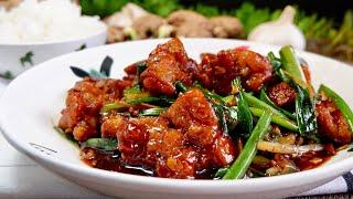 Cook Super Easy Restaurant-Style Mongolian Chicken 蒙古鸡丁 at Home! Chinese Chicken Recipe