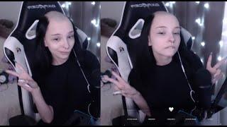 Russian Girl Streamer SHAVES her head LIVE!!