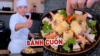 CÔNG THỨC BÁNH CUỐN CHƯA BAO GIỜ ĐƠN GIẢN ĐẾN THẾ | Hoshi Phan