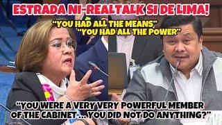 SENATOR ESTRADA NI-REALTALK SI FORMER SENATOR DE LIMA!