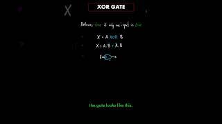 What is the XOR gate?