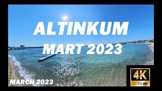 Altınkum - Didim Beach Walking Tour in Turkiye March 2023 #relaxing #relax