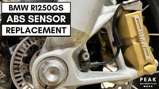 How To: BMW R1250GS Front ABS Sensor Replacement 4K