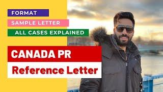 Canada PR Reference Letter Format | Canada PR Process 2021 | Express Entry Canada 2021