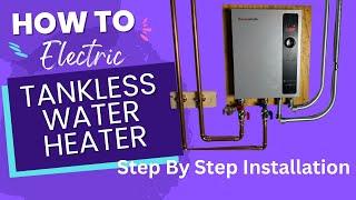 How To Install A Whole House Electric Tankless Water Heater - Thermomate 27kw