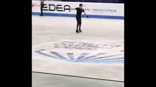 Dmitry Aliev//Short program in training before Gran Premio D'Italia