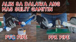 PPR PIPE VS  PVC PIPE