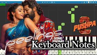 PEELINGS Song Keyboard Notes | Devi Sri Prasad | Allu Arjun | Sukumar | Pushpa 2 The Rule