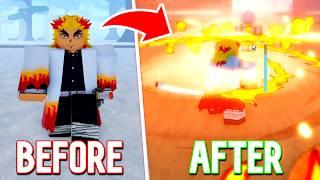 Going From NOOB To Flame Hashira RENGOKU on the NEW Demon Slayer Game.. - Slayers Online (Roblox)