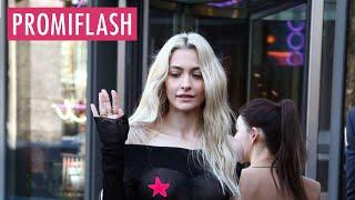 Paris Jackson schlendert im durchsichtigen Kleid durch Paris