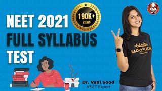 NEET 2021 Full Syllabus Test by Vani Ma'am | Vedantu NEET Preparation | Vedantu Biotonic for NEET