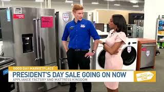 Columbus Ohio - Good Day Market Pl. TV segment Appliance Factory President's Day Sale