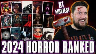 Ranking Every Horror Movie I Watched in 2024