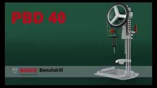 Benefits of: The Bosch PBD 40 Bench Drill