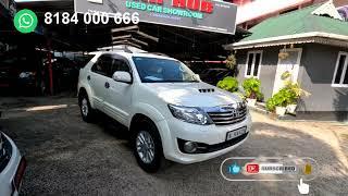 Fortuner 3.0 D4D automatic used car for sale in kerala| Best buy| Malayalam | Moto Vlogs Jowin