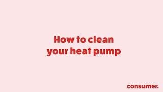 How to clean your heat pump