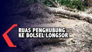 Ruas Penghubung Ke Bolaang Mongondow Selatan Tertutup Longsor