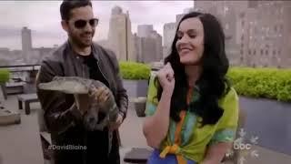 Magician David Blaine and Katy Perry