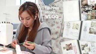 finals weeks & fashion portfolio | fashion school diaries