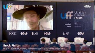 #UkrFinForum18 -- Brock Pierce keynote speech at the Blockchain panel