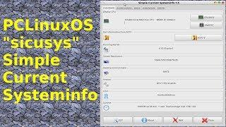 Présentation du logiciel SICUSYS ( simple current systeminfo ) sous PCLinuxOS