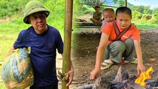 The life of a 17-year-old single mother - Uncle came to visit - gave things to mother and daughter