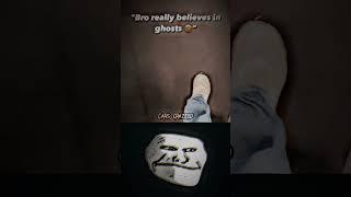 Bro really believes in ghosts   | troll face meme  | #shorts