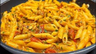 La pasta più gustosa in soli 5 minuti! Così facile e deliziosa che la preparerai ogni giorno!