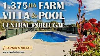  Fantastic Farm for Sale in Central Portugal with Villa & Pool | €210000