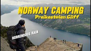 Norway - Camping on the most crazy cliff in Europe