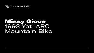 Missy Giove's 1993 Yeti ARC Mountain Bike