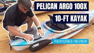 Pelican Argo 100X 10-ft Kayak | Recreational Kayak | Specs & Features Review and Walk Around