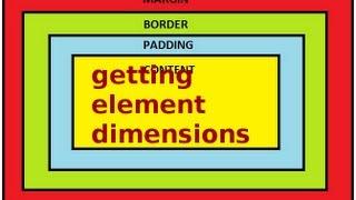 JQuery Tutorial: Fethcing an elements dimensions