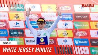 White jersey's minute by Plenitude - Stage 20 - La Vuelta 2024