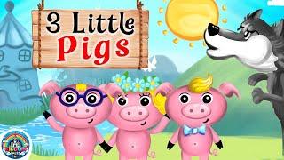 The Three Little Pigs | Fairy Tales & Bedtime Stories For Kids | Kiddom Tales