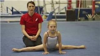 Intro to Gymnastics : Middle Splits for Gymnastics Warm-Ups