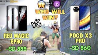 RED MAGIC 6 PRO VS POCO X3 PRO  PUBG TDM TEST  | ANDROID 90 FPS vs ANDROID 60 FPS | Pubg Mobile