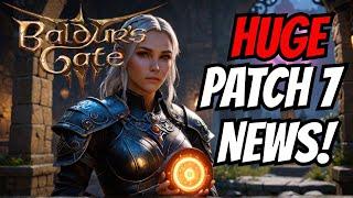 Baldurs Gate 3 Patch 7 HUGE EXCITING News + Update On The Closed Beta