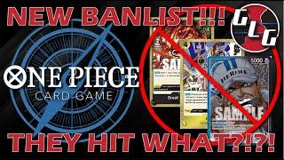 OPTCG Ban List! SAKAZUKI IS GONE! [One Piece Card Game]