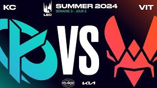 KCORP vs VITALITY, match sous HAUTE TENSION | LEC Summer 2024