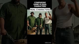 Real Life vs Game Character  | Mind-Blowing Comparison! #shorts #gtasanandreas #gta