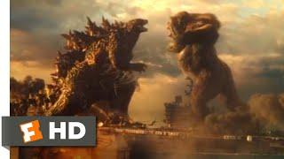 Godzilla vs. Kong (2021) - Godzilla vs. Kong Scene (2/10) | Movieclips