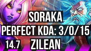 SORAKA & Jinx vs ZILEAN & Twitch (SUP) | 3/0/15, 500+ games | NA Diamond | 14.7