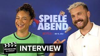 "Spieleabend": Edin Hasanovic und Taneshia Abt im Interview