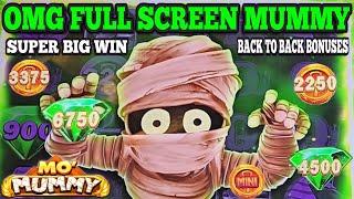 BIG WIN AGAIN AND MY FIRST FULL SCREEN ON MO MUMMY SLOT | Only $20 | Las Vegas Slots #casino #slots