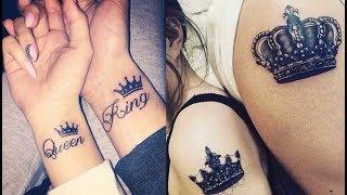 King And Queen Tattoos Ideas For Couples