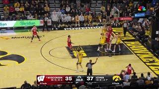 Highlights at Iowa || Wisconsin Basketball || Feb. 8, 2025